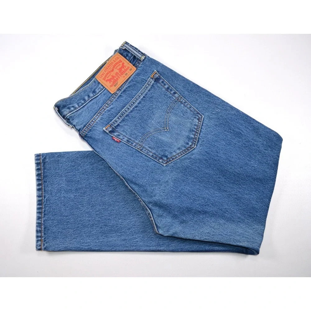 Levi Strauss Levi's 505 Denim Blue Jeans Men's 36‎ x30 Inseam 29.5
